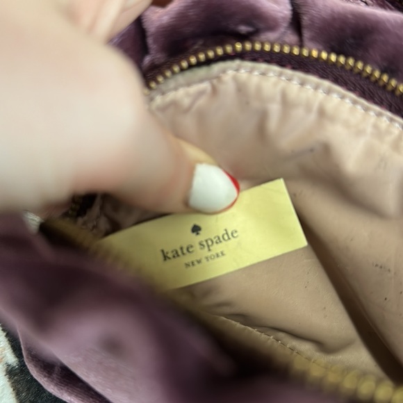 Kate spade velvet mini backpack - Picture 4 of 7